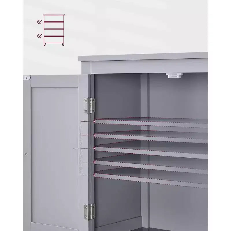 Meuble de rangement pour le sol de salle de bain