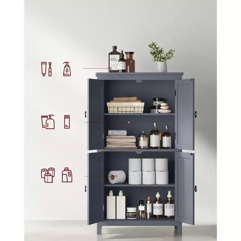 Meuble de rangement pour le sol de salle de bain