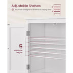 Meuble de rangement pour le sol de salle de bain