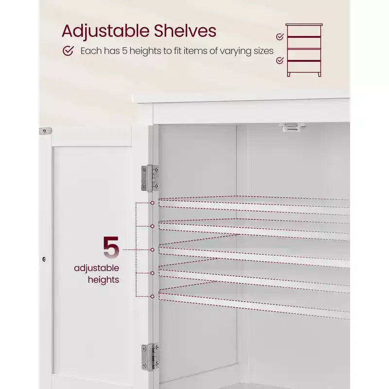 Meuble de rangement pour le sol de salle de bain
