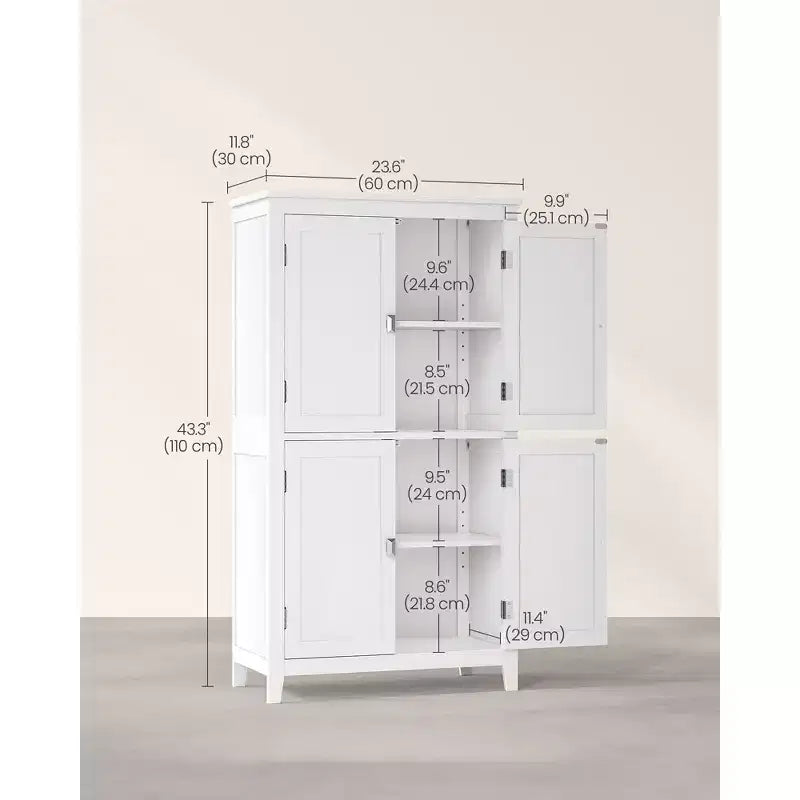 Meuble de rangement pour le sol de salle de bain