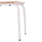 Chaise de salle à manger avec cadre en métal