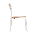 Chaise de salle à manger avec cadre en métal
