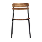 Chaise de salle à manger avec cadre en métal