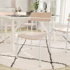 Chaise de salle à manger avec cadre en métal