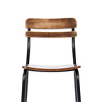Chaise de salle à manger avec cadre en métal