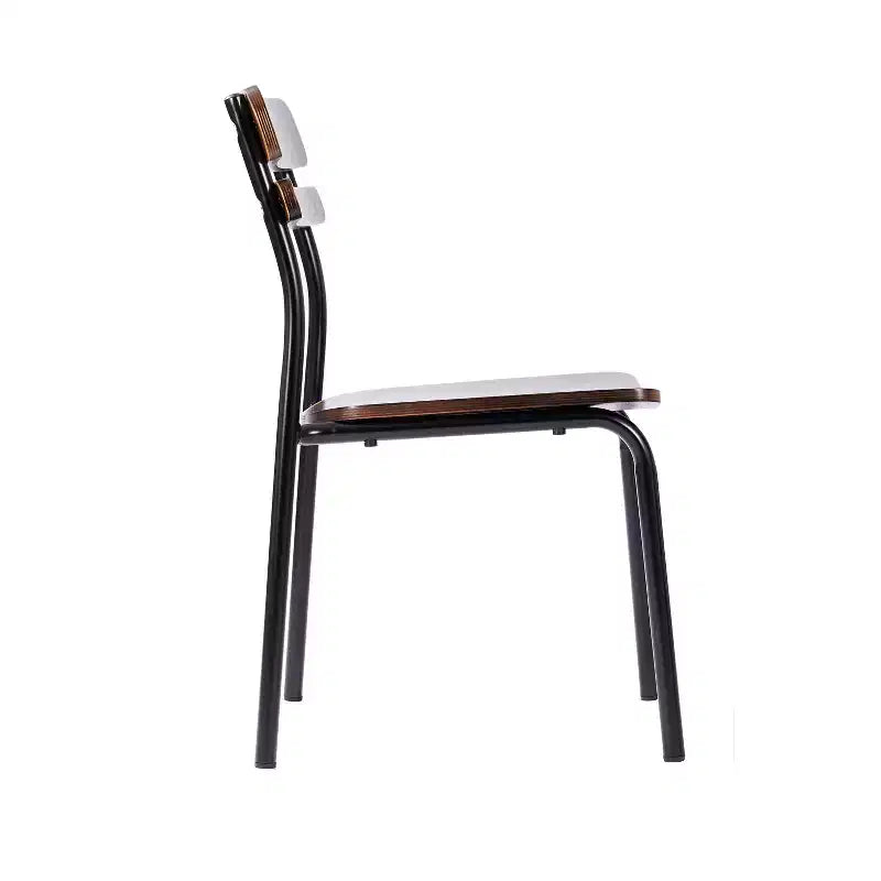 Chaise de salle à manger avec cadre en métal