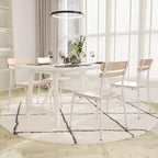 Chaise de salle à manger avec cadre en métal