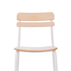Chaise de salle à manger avec cadre en métal