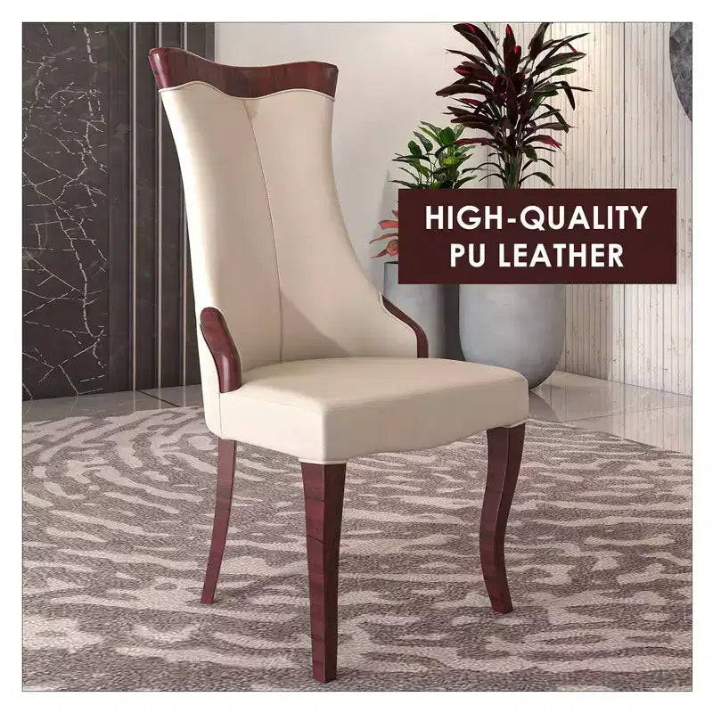 Chaise de salle à manger à dossier haut