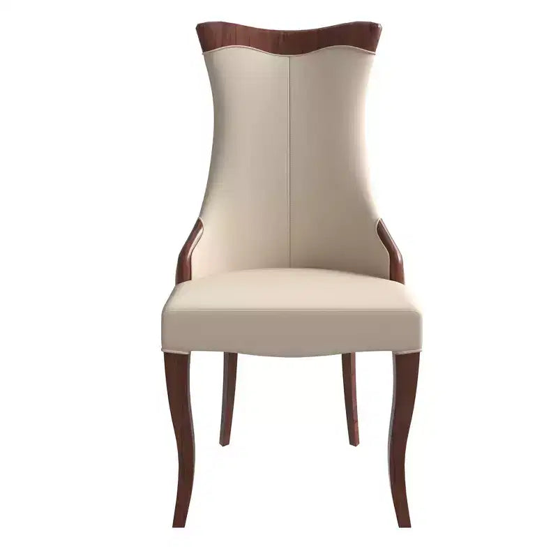 Chaise de salle à manger à dossier haut
