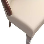 Chaise de salle à manger à dossier haut
