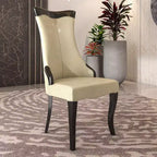 Chaise de salle à manger à dossier haut