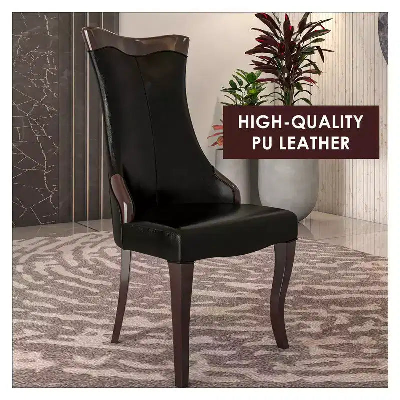 Chaise de salle à manger à dossier haut
