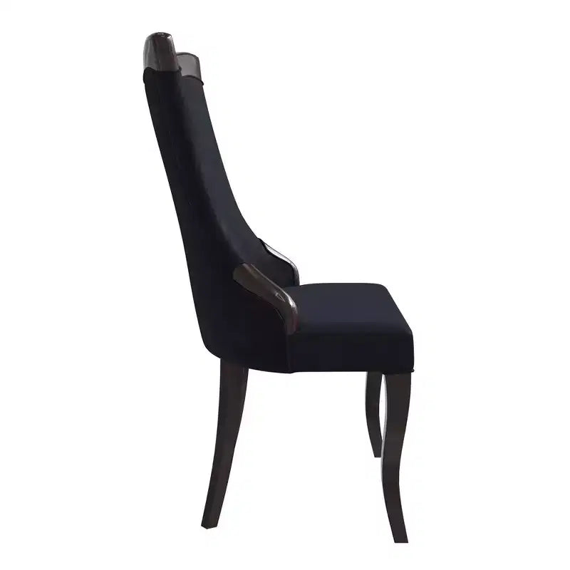 Chaise de salle à manger à dossier haut