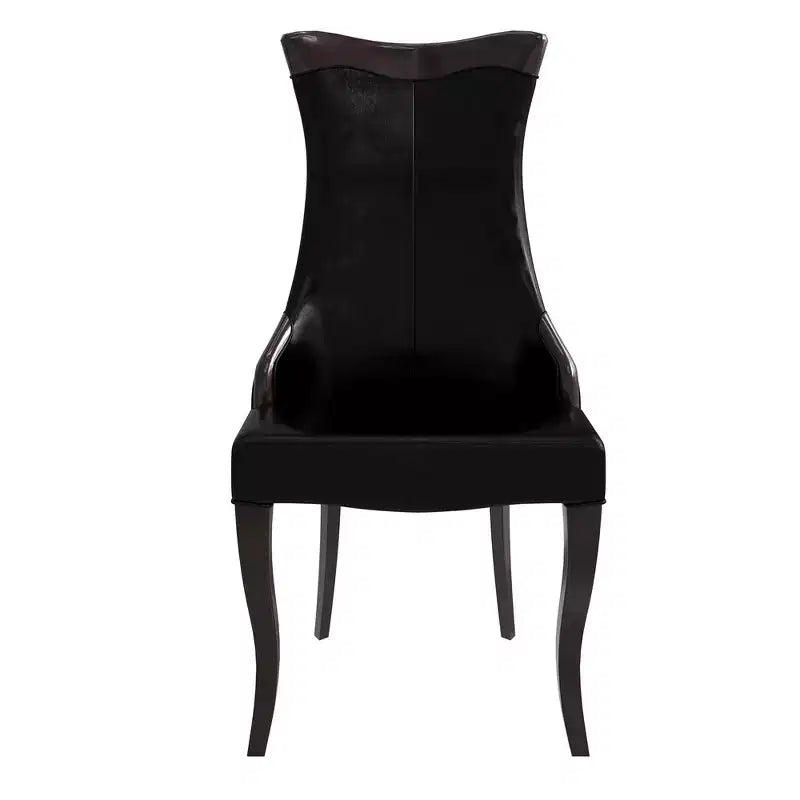 Chaise de salle à manger à dossier haut