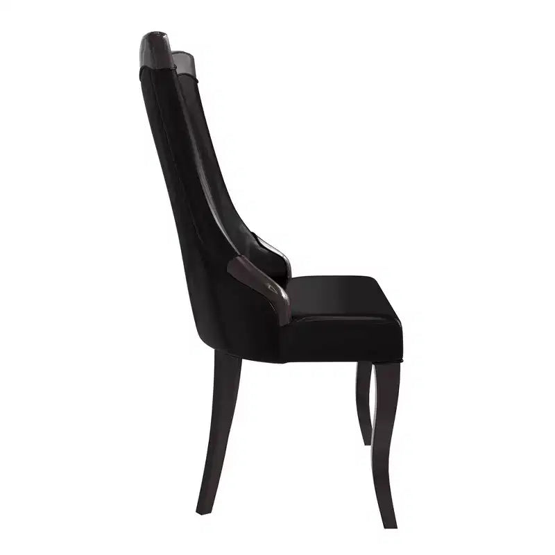 Chaise de salle à manger à dossier haut