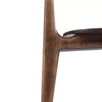 Chaise de salle à manger en bois massif de qualité commerciale