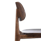 Chaise de salle à manger en bois massif de qualité commerciale