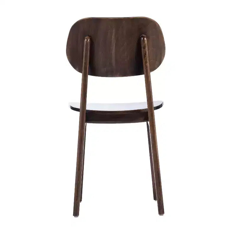 Chaise de salle à manger en bois massif de qualité commerciale