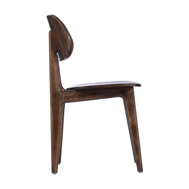 Chaise de salle à manger en bois massif de qualité commerciale