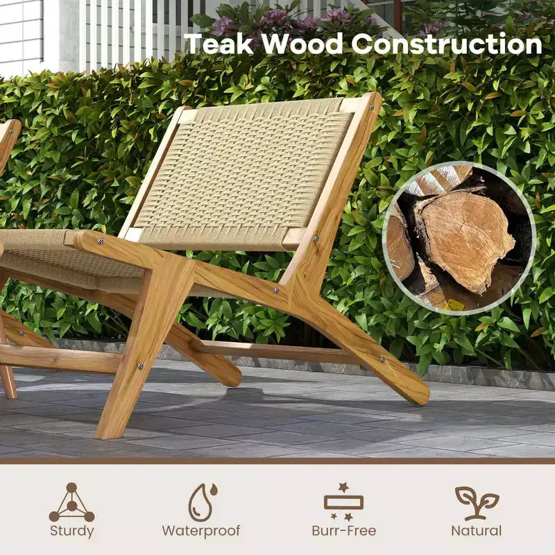 Fauteuil d'appoint en teck
